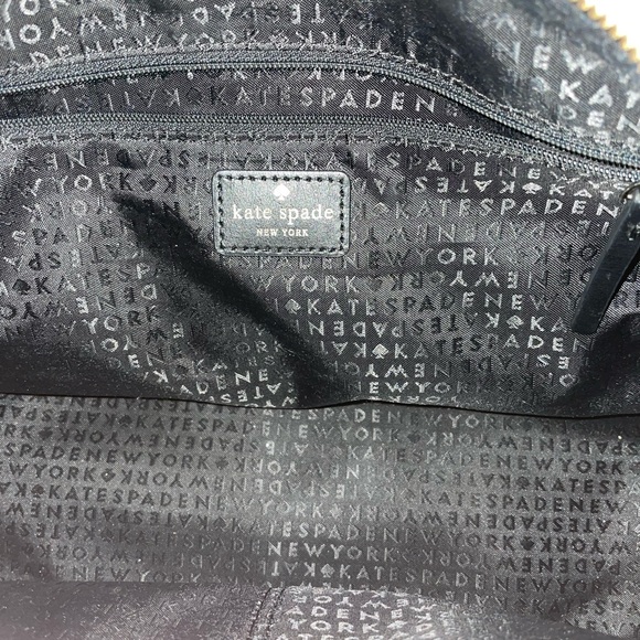 Kate Spade Black and Tan leather Purse Parker Street Collection - Picture 6 of 16